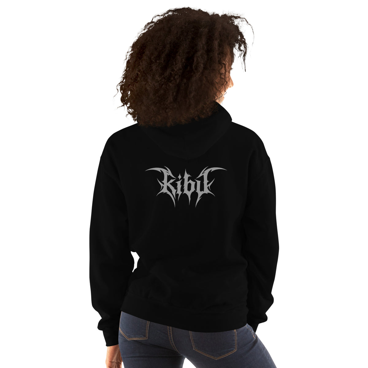 Skeleboo Hoodie - Black, women's back