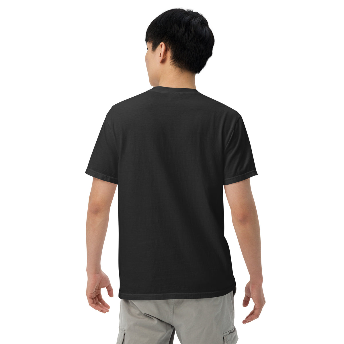 Kibu Classic Tee - Black, back on model