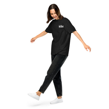 Kibu Classic Tee - Black, front on model