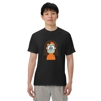 Zombie Clara Tee - Black, front on model