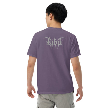 Skeleboo Tee - Grape, back on model