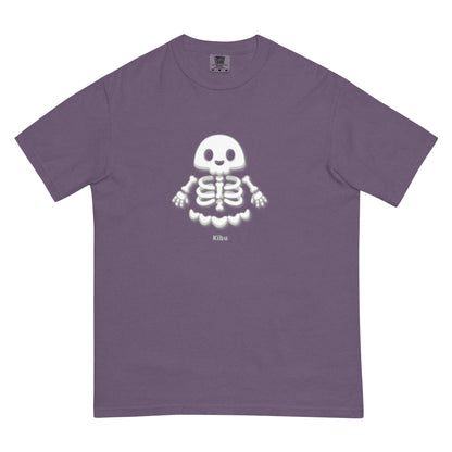 Skeleboo Tee - Grape, flat front
