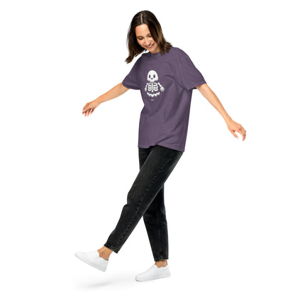 Skeleboo Tee - Grape, women's front