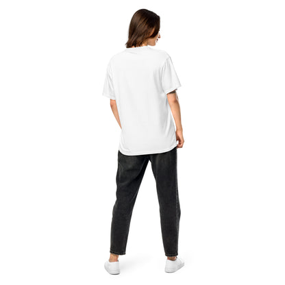 Kibu Classic Tee - White, back on model
