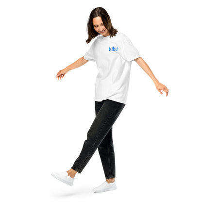 Kibu Classic Tee - White, front on model
