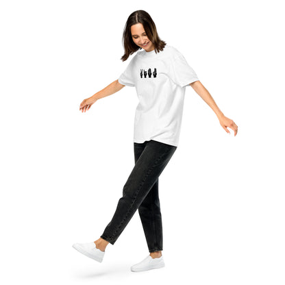 Sign Language Tee - White, front on model