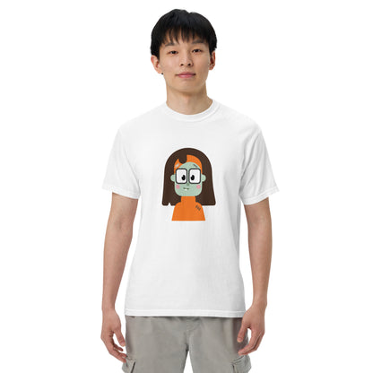 Zombie Clara Tee - White, front on model