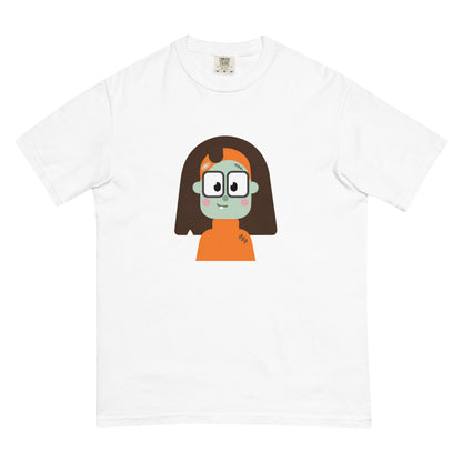 Zombie Clara Tee - White, flat front