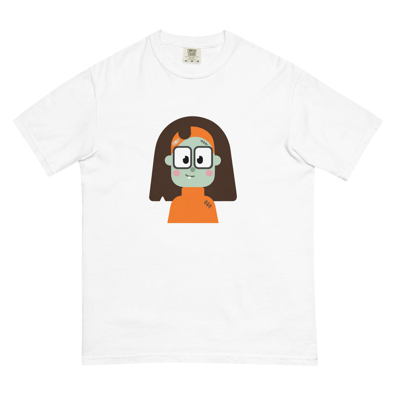 Zombie Clara Tee - White, flat front