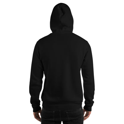 Kibu Classic Hoodie - Black, back on model