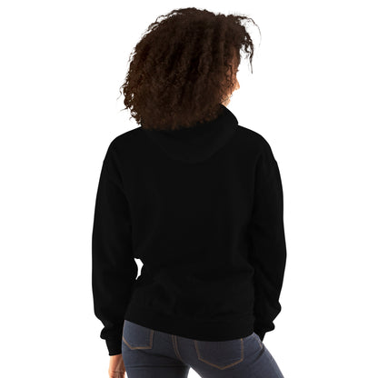 Kibu Classic Hoodie - Black, back on model