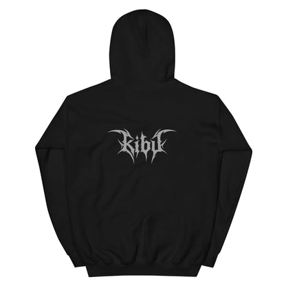Skeleboo Hoodie - Black, flat back