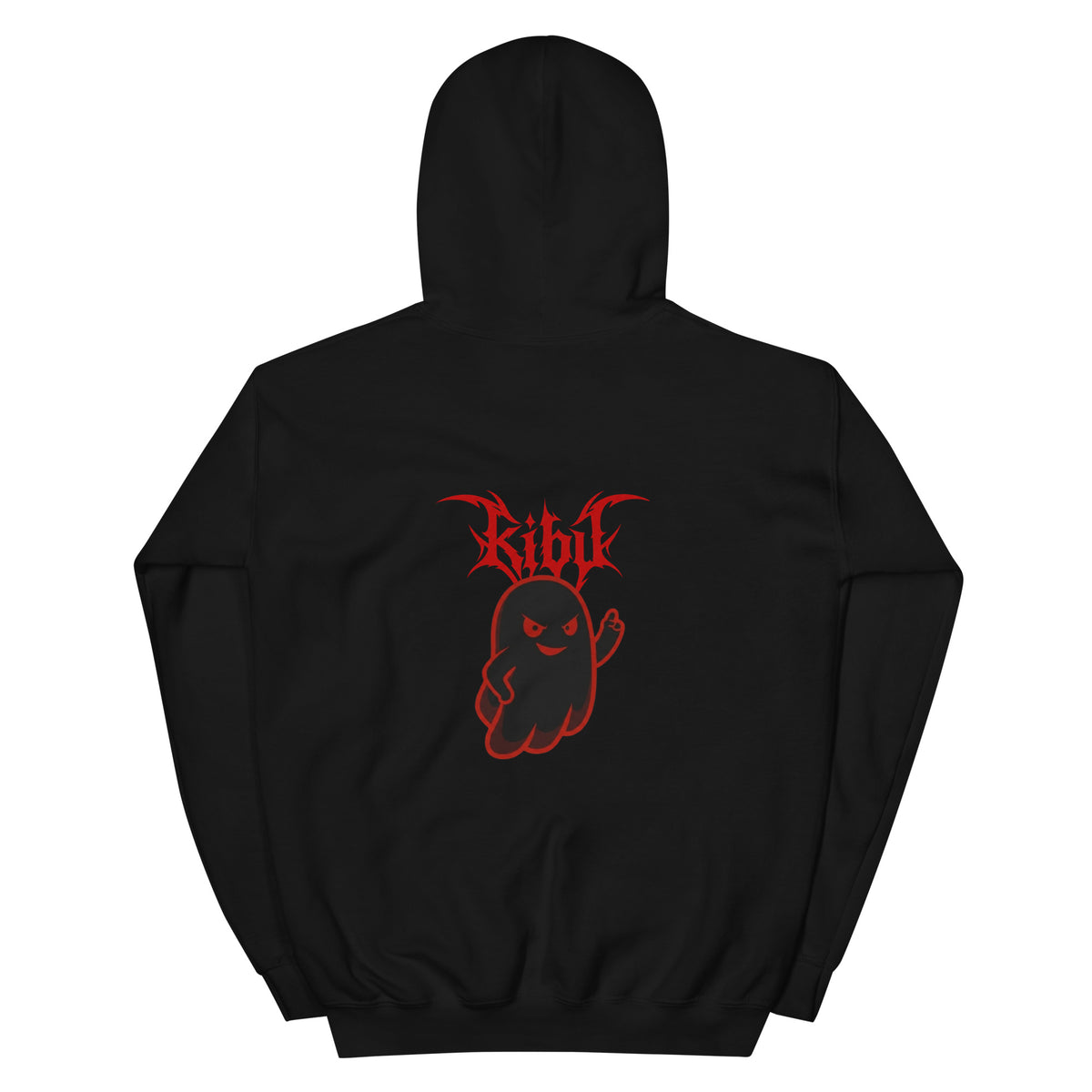 Evil Boo Hoodie - Black, flat back