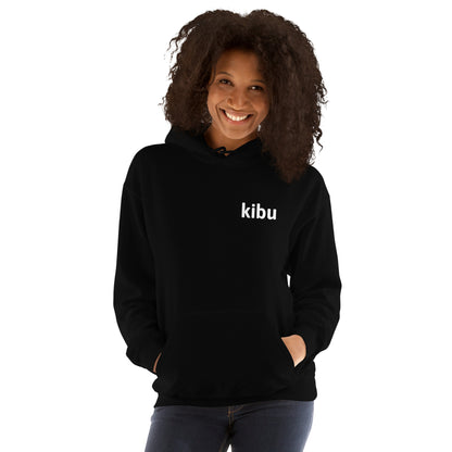 Kibu Classic Hoodie - Black, front on model