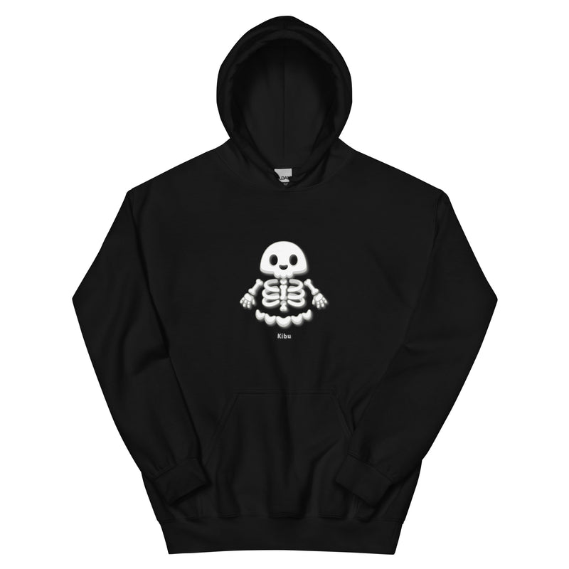 Skeleboo Hoodie - Black, flat front