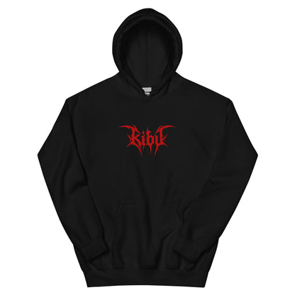 Evil Boo Hoodie - Black, flat front