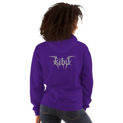 Skeleboo Hoodie - Purple, women's back