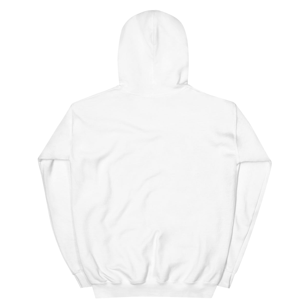 Kibu Classic Hoodie - White, flat back