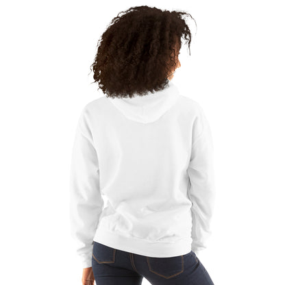 Kibu Classic Hoodie - White, back on model