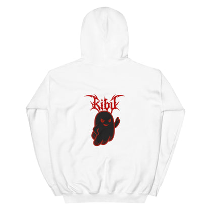 Evil Boo Hoodie - White, flat back