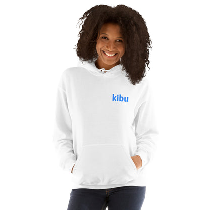 Kibu Classic Hoodie - White, front on model