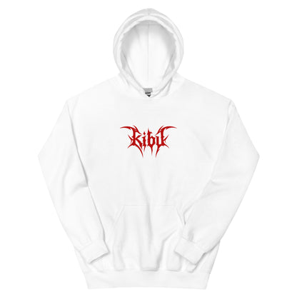 Evil Boo Hoodie - White, flat front